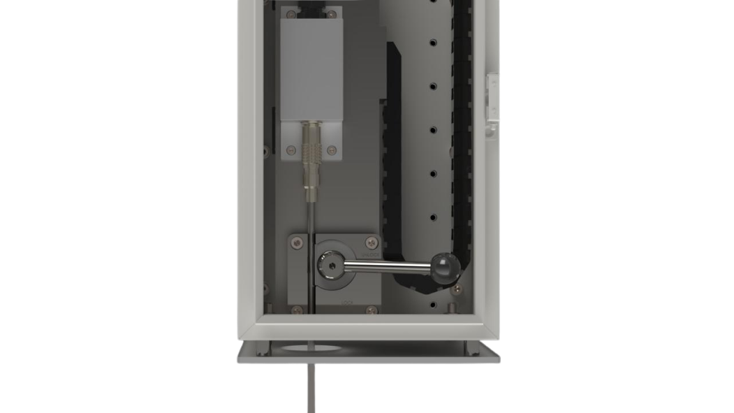 Interfaz de control del Actuador de Sonda que muestra los modos MANUAL, PLC y HYCAL